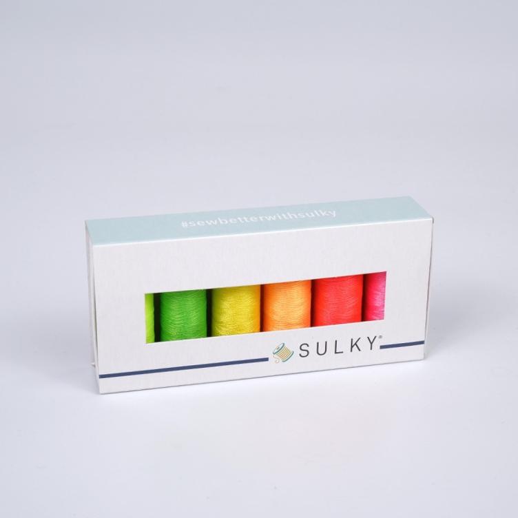 SULKY POLY DECO 40 - NEON (6x 225m Snap Spulen) - 0