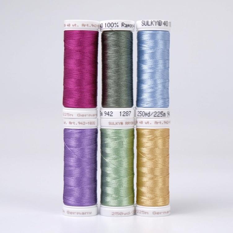 SULKY RAYON 40 - ROSEWOOD (6x 225m Snap Spulen)