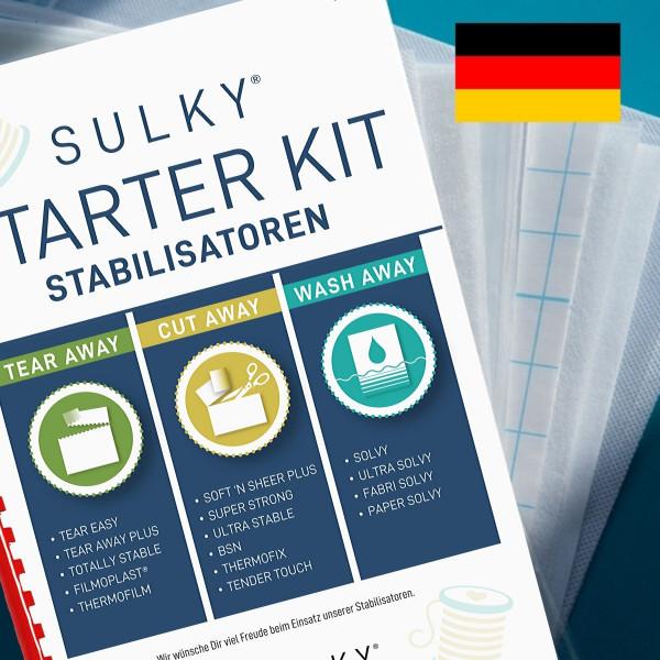 SULKY STARTER KIT - Stabilisatoren (in Deutsch) - mit 15 Musterbögen