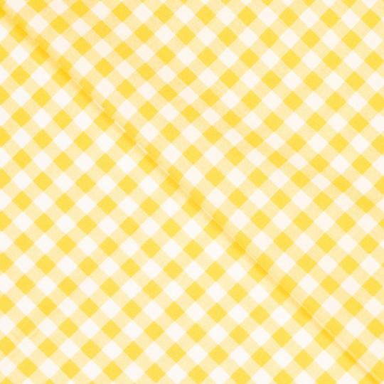 Summer Baumwolle Karo, Gelb