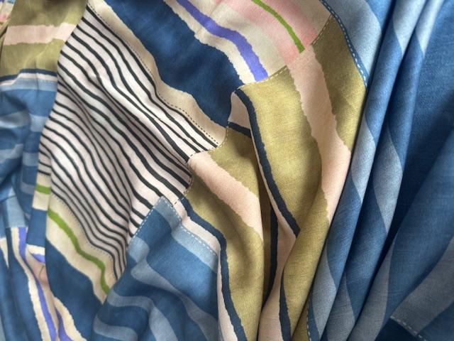 Summer Stripe, Viskose Pastel