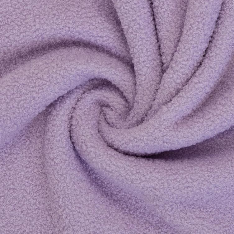 Teddyboucle mit Fleece, Light Lila