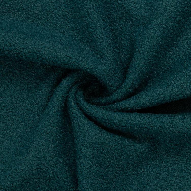 Teddyboucle mit Fleece, Petrol