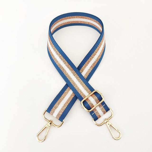 Taschen-Gurt, Blau/Gold