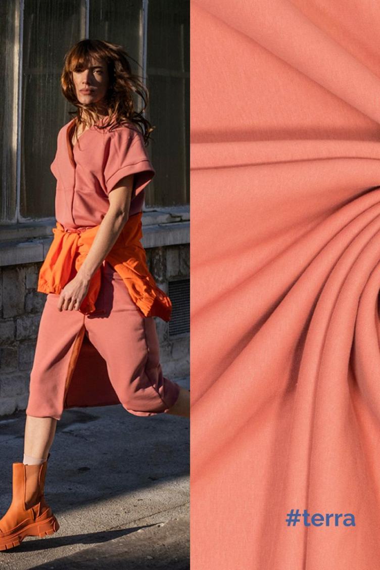 #terra, Jogging/Sommersweat, Desert Sand, Organic Cotton & recycl. Polyester