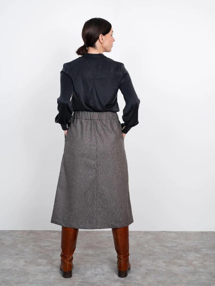 THE ASSEMBLY LINE, A-Linie Midi Skirt - 0