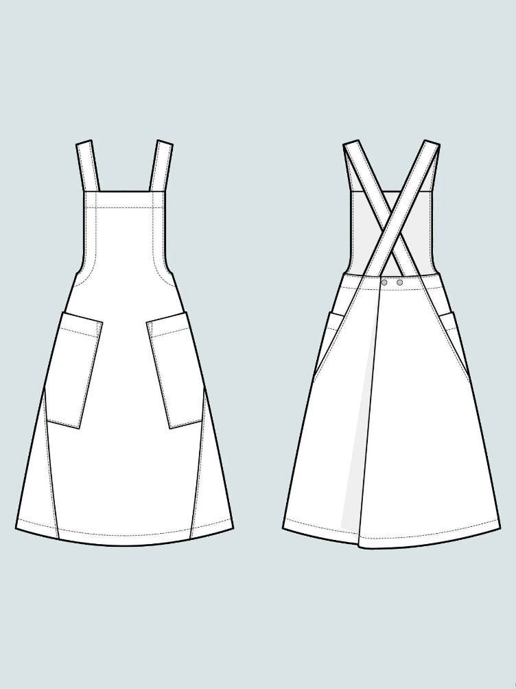 THE ASSEMBLY LINE, Apron Dress - 1