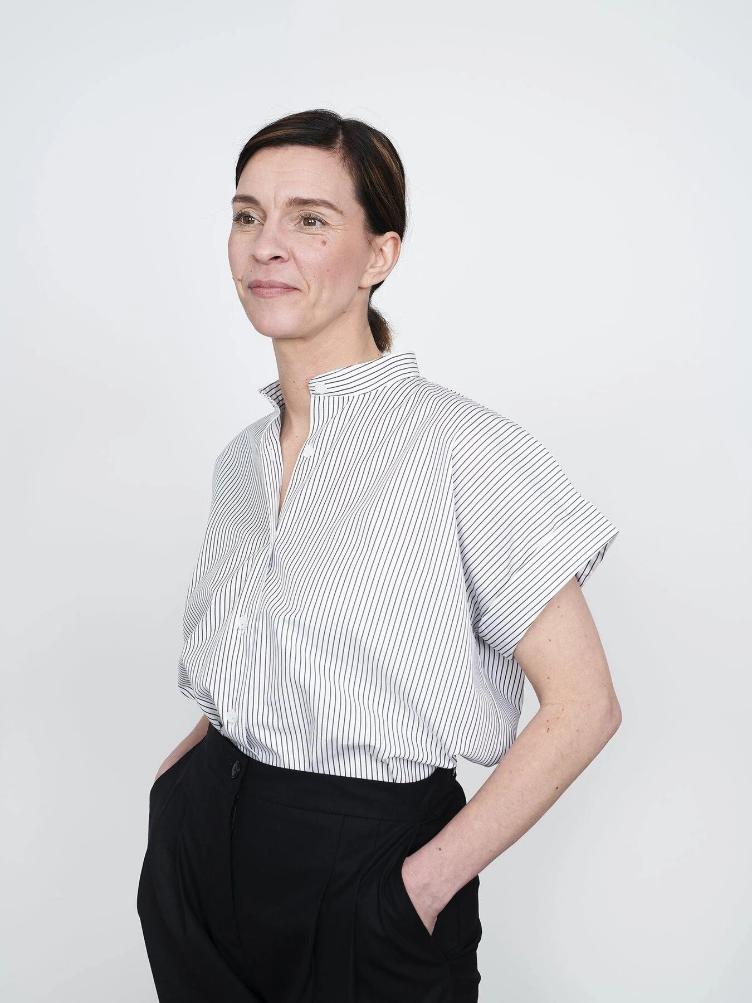 THE ASSEMBLY LINE, Cap Sleeve Shirt - 2