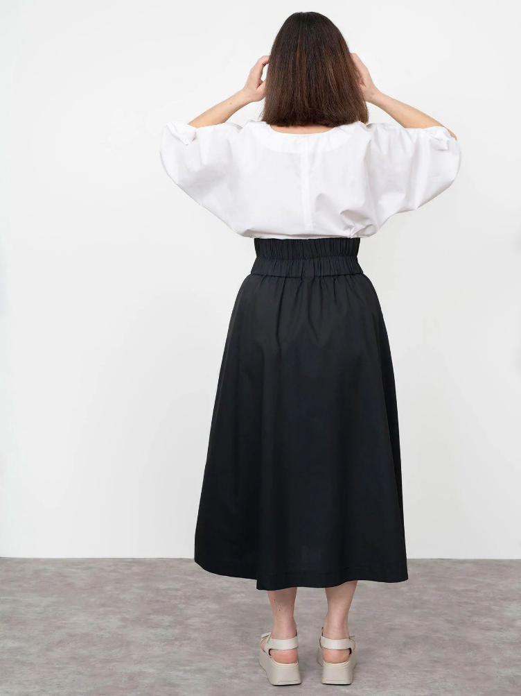 THE ASSEMBLY LINE, Elastic Waist Maxi Skirt - 0