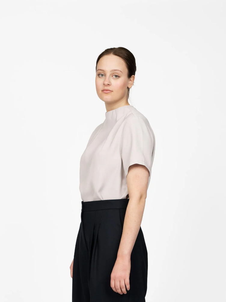 THE ASSEMBLY LINE, Funnel Neck Top, XS-L - 0