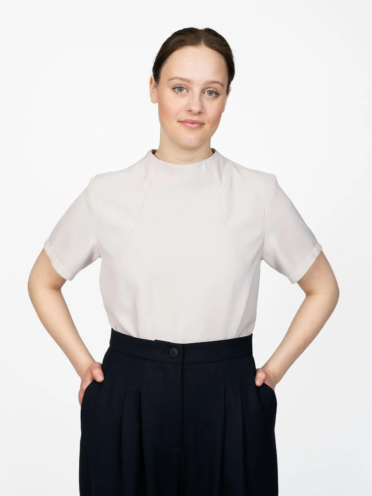 THE ASSEMBLY LINE, Funnel Neck Top, XS-L