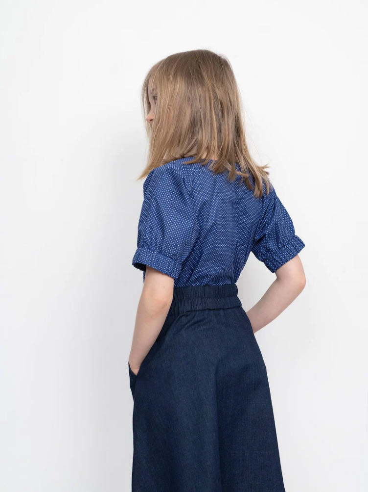 THE ASSEMBLY LINE, Girls Elastic Waist Skirt Mini - 1