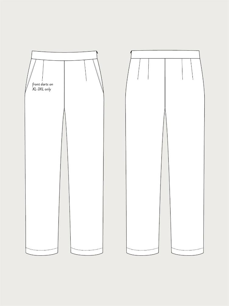 THE ASSEMBLY LINE, Regular Fit Trousers, XS-L