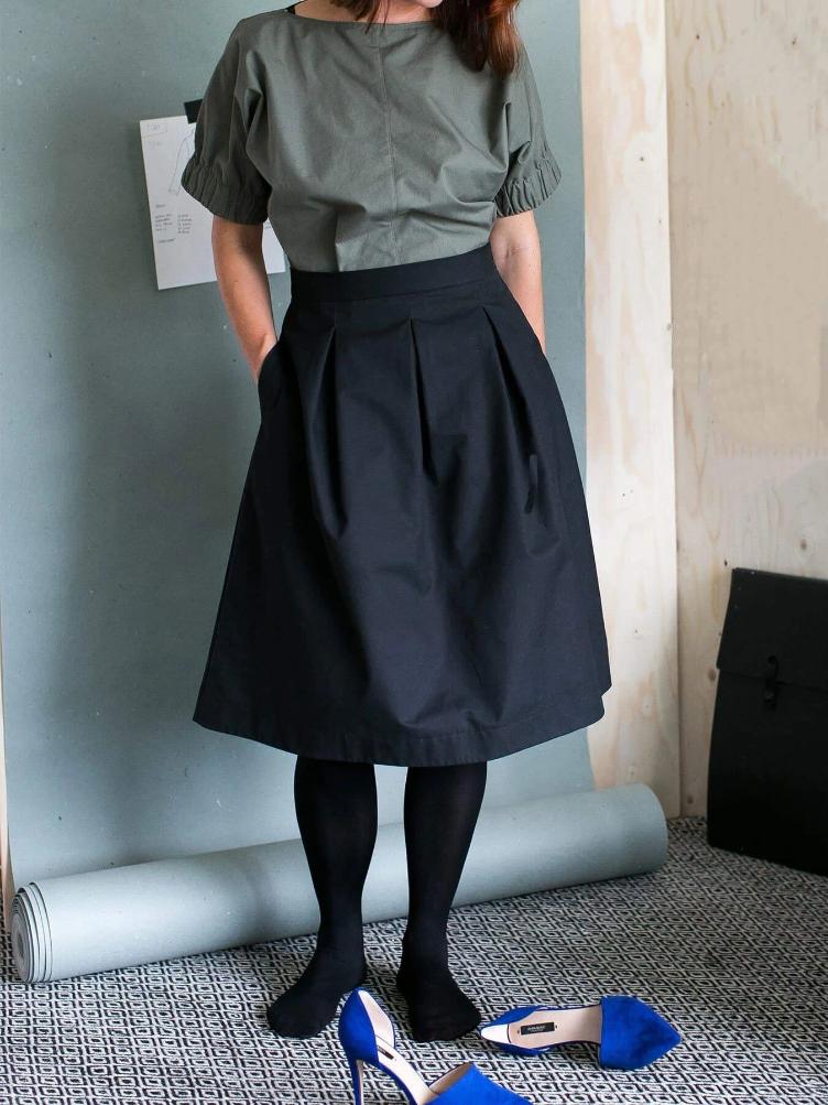 THE ASSEMBLY LINE, Three Pleat Skirt