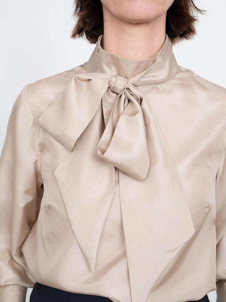 THE ASSEMBLY LINE, Tie Bow Blouse - 4