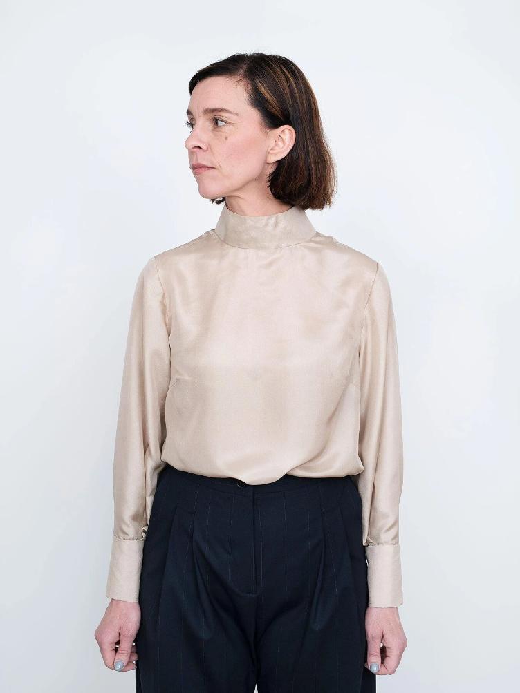 THE ASSEMBLY LINE, Tie Bow Blouse - 1