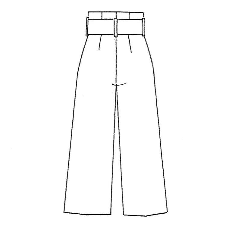 TRENDSCHNITT, No56 Culotte high waist - 0