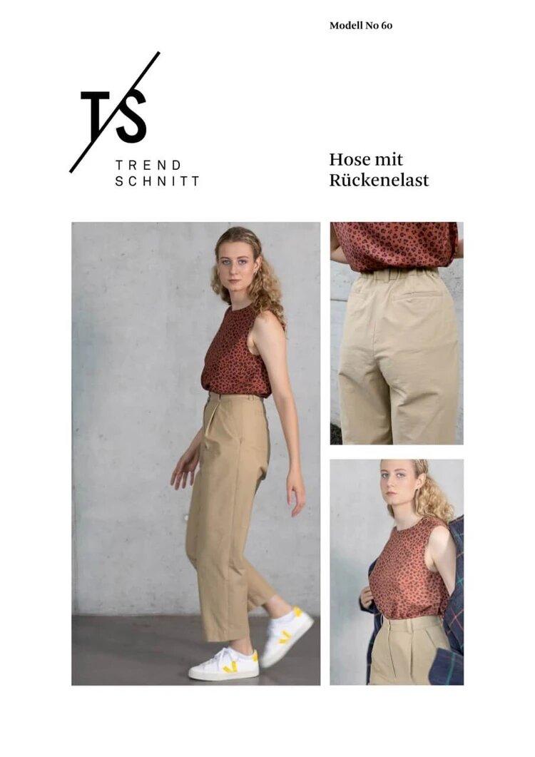 TRENDSCHNITT, No60 Hose mit Rückenelast