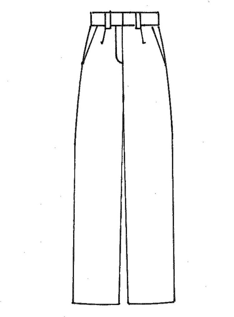 TRENDSCHNITT, No60 Hose mit Rückenelast - 1