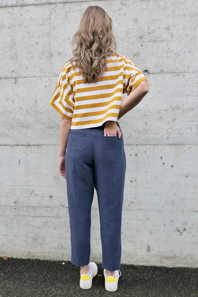 TRENDSCHNITT, No8 Hose mit schrägem Verschluss - 0