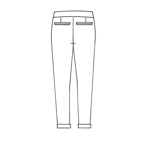 TRENDSCHNITT, No8 Hose mit schrägem Verschluss - 3