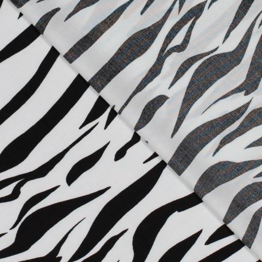 Viscose, Zebra BLACK/WHITE - 0