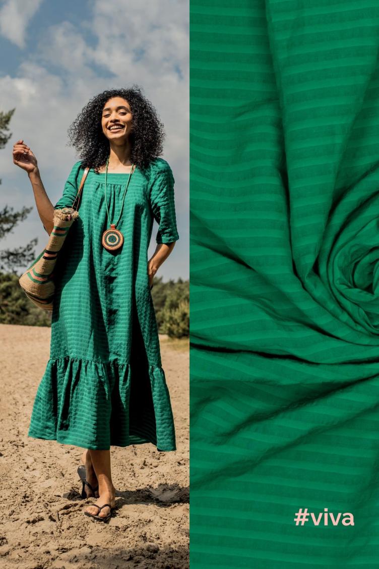#viva, Stripes, Cactus Green