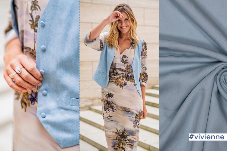 #vivienne + #trix, Tencel Indigo Denim