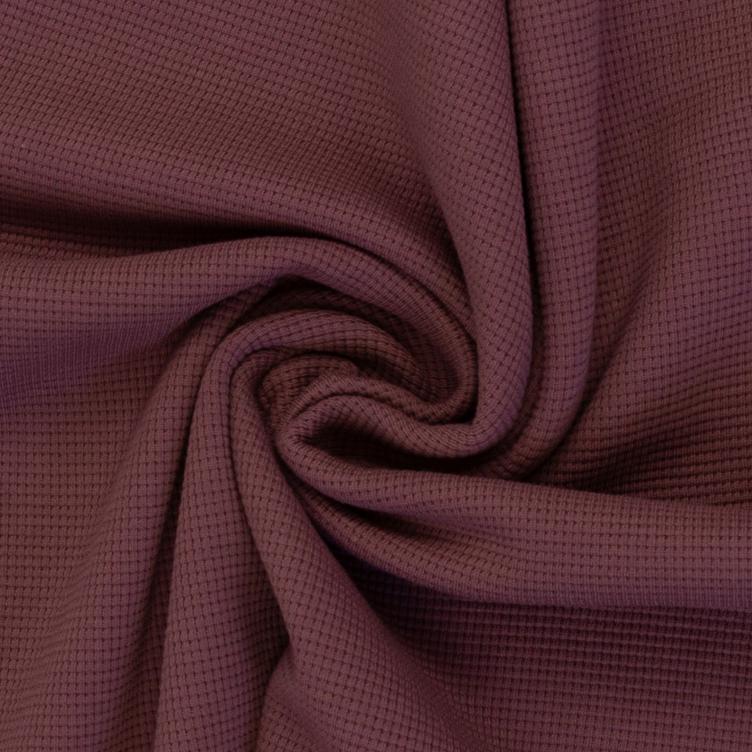 Waffeljersey `Clarissa`, Uni altrosa